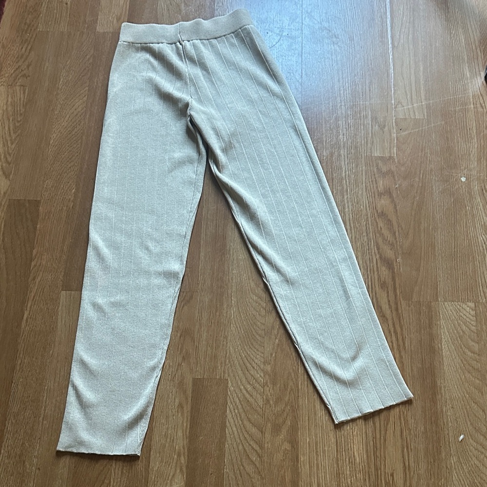 Stylish Cream Straight Leg Pants